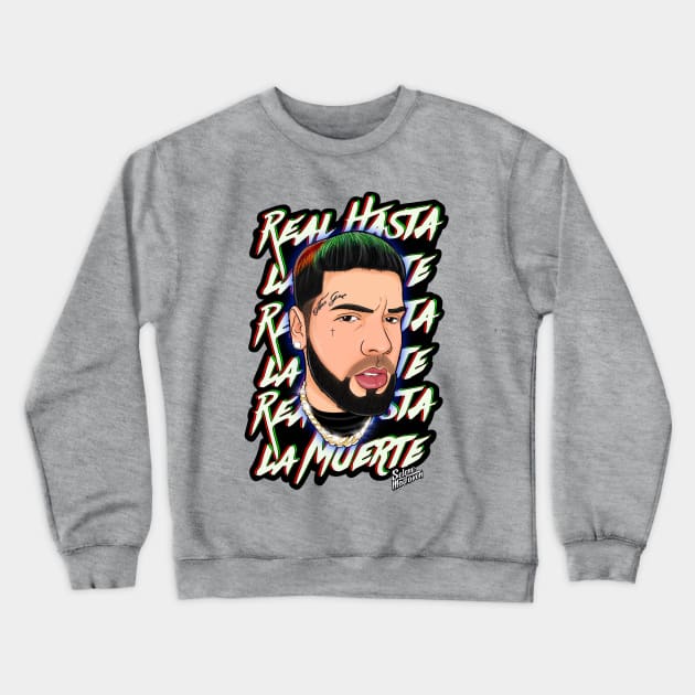 Anuel AA Crewneck Sweatshirt by Art_of_Selene